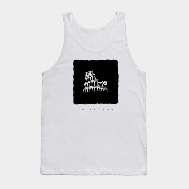 Colosseum ink Tank Top by Aidi Riera